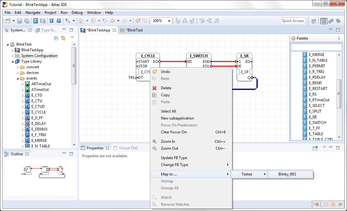 Маппинг FB в Application Editor