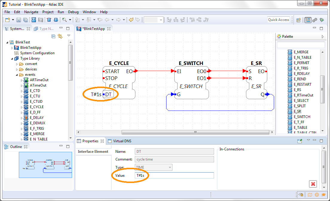 Завершённая FB-сеть Blink