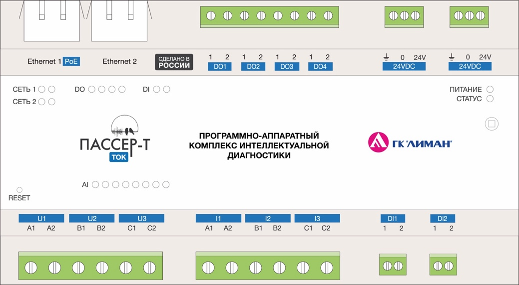 Лицевая панель УСД «Пассер-Т»