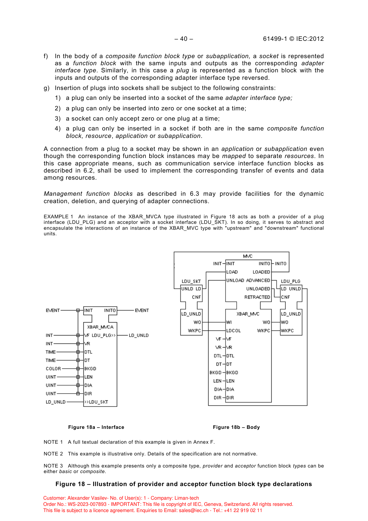 Функциональный блок XBAR_MVCA — интерфейс и тело
